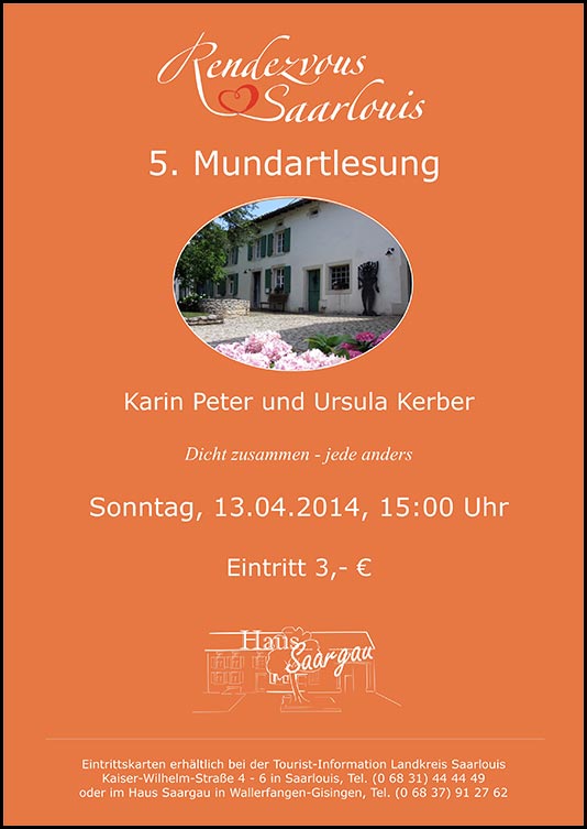 Mundartlesung Karin Peter und Ursula Kerber