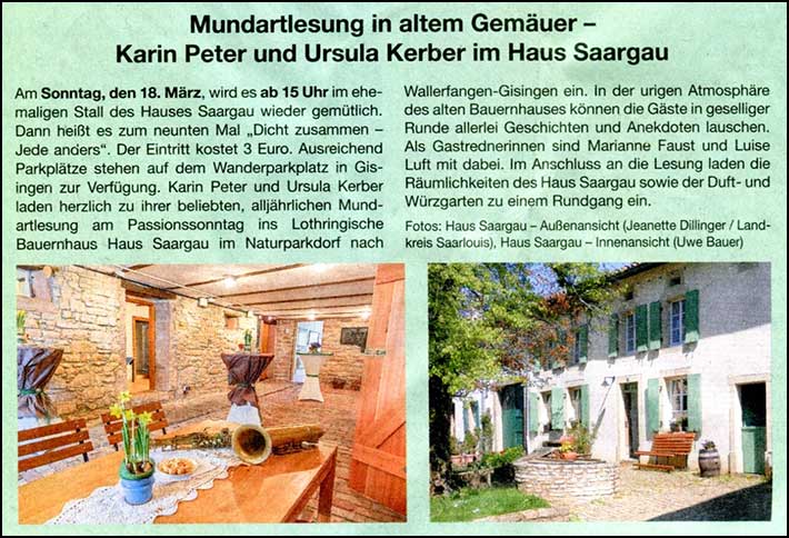 Haus Saargau 2018